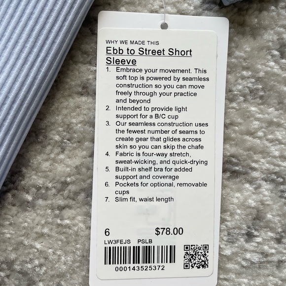 Lululemon Ebb to Street Short Sleeve Shirt - Picture 8 of 10